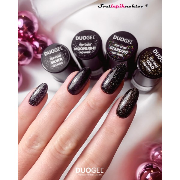 DUOGEL Top Coat No Wipe, Moonlight, 6 ml