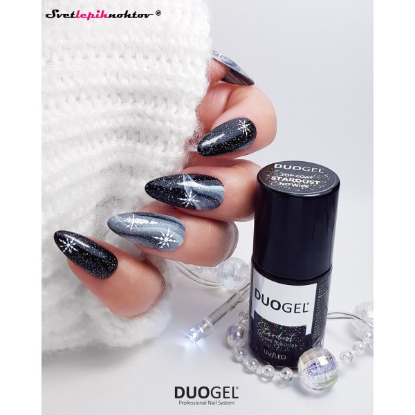 DUOGEL Top Coat No Wipe, 6 ml, Stardust