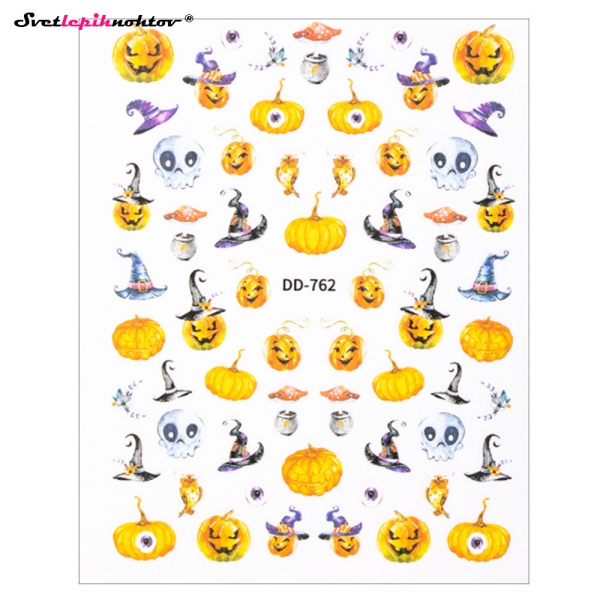 HALLOWEEN Nalepke za nohte - BUČE