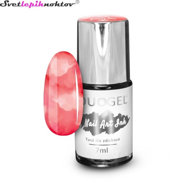 Ink DUOGEL lak za poslikavo, 7 ml, barva Bloody Red 