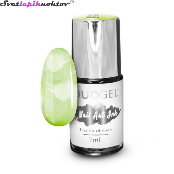 Ink DUOGEL lak za poslikavo, 7 ml, barva Green