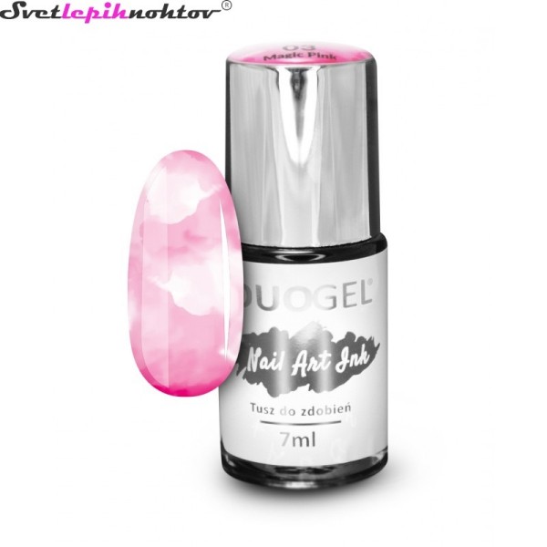 Ink DUOGEL lak za poslikavo, 7 ml, barva Magic Pink