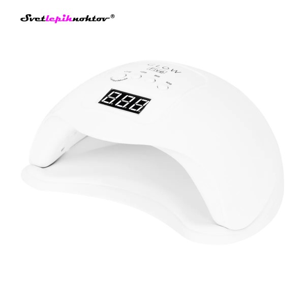 UV/LED lučka GLOW, 48 W, bele barve, lučka za trdenje gelov in lakov
