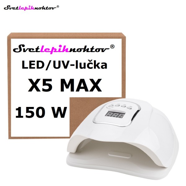 UVA/LED HIBRIDNA lučka X5 MAX, 150 W, za trdenje vseh gelov