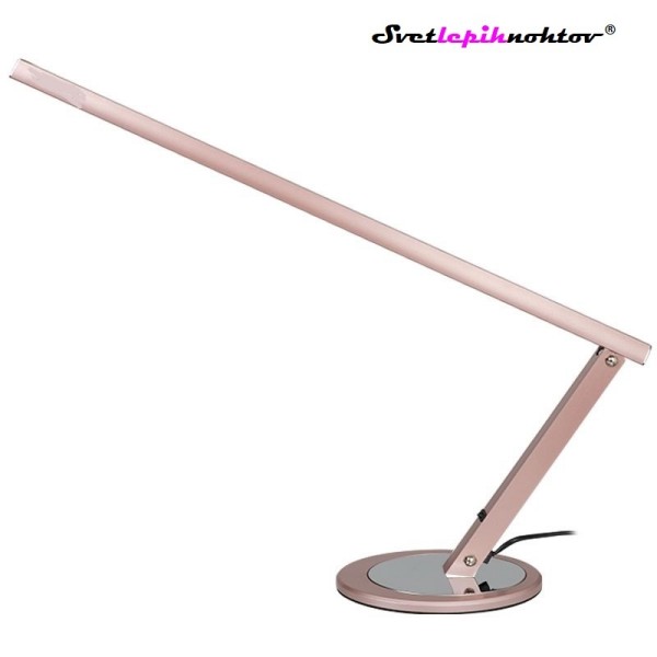 LED namizna delovna svetilka, rose gold, 8,4 W