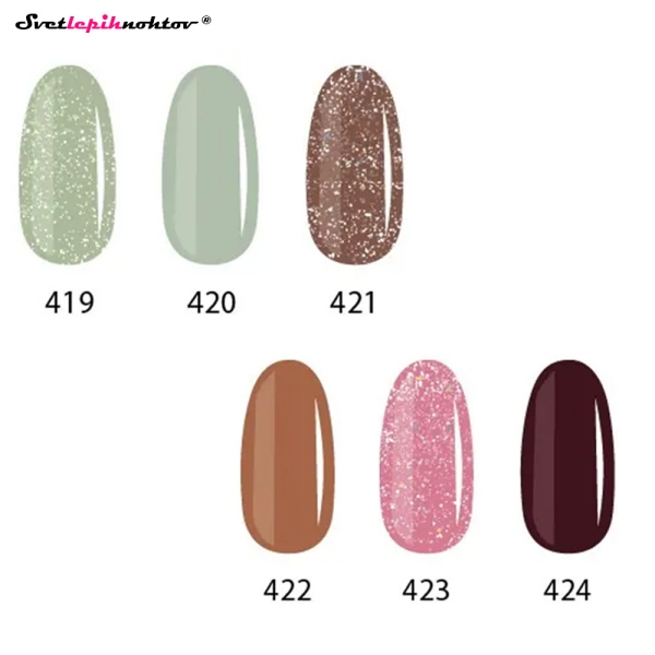 DUOGEL gel lak 419 - Sparkle Apple 