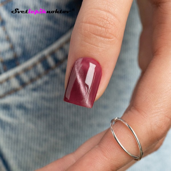 Molly Nails Cat Eye trajni lak za nohte, 8 g, št. 166