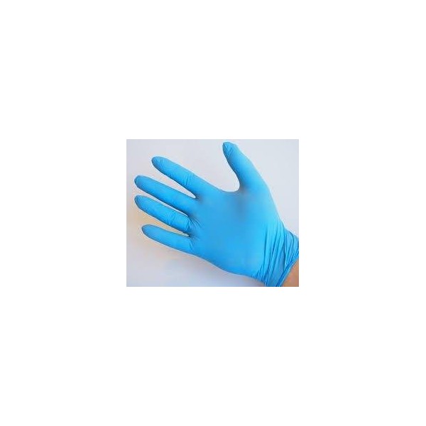 Zaščitne rokavice, nitril brez pudra, 100 kom, barva modra velikost S