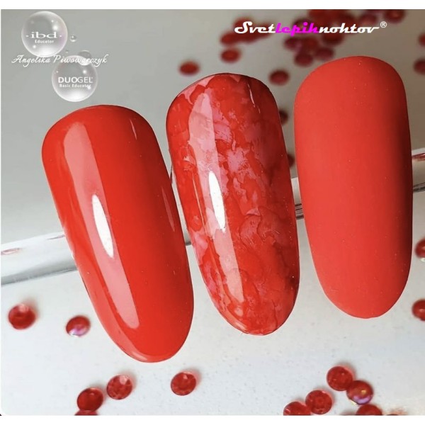 DUOGEL Gel Polish 6 ml, 023, Neon Red - durable as gel and as easy to apply as nail polish