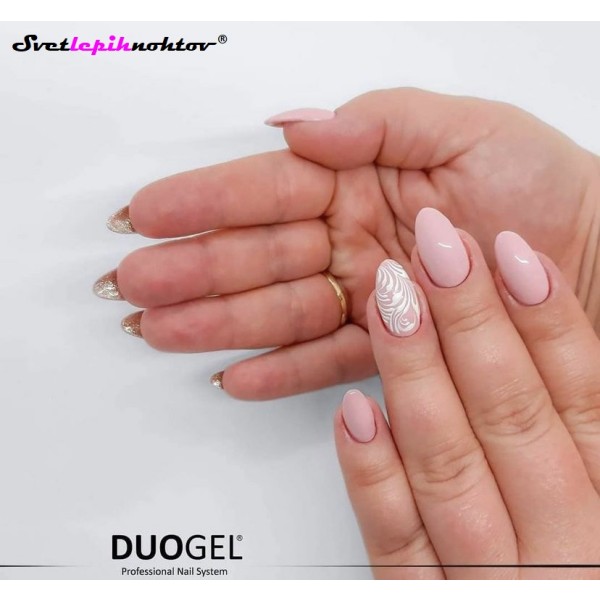 DUOGEL LED/UV-trajni lak, 6 ml, barva 039, Cream Rose, barvni lak za trajno lakiranje nohtov