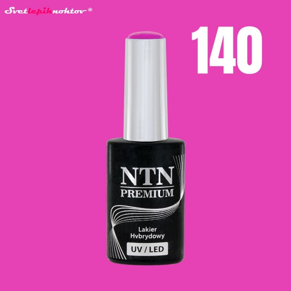 NTN PREMIUM LED/UV-trajni lak za nohte, št. 140, trajni lak za permanentno lakiranje nohtov
