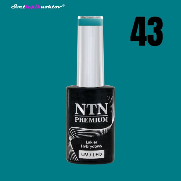 NTN PREMIUM LED/UV-trajni lak za nohte, 5 g, št. 43, trajni lak za permanentno lakiranje nohtov