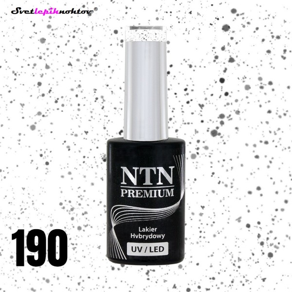 NTN PREMIUM LED/UV-trajni lak za nohte, 5 g, št. 190, trajni lak za permanentno lakiranje nohtov