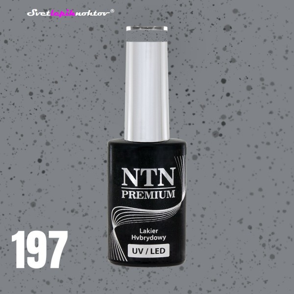 NTN PREMIUM LED/UV-trajni lak za nohte, 5 g, št. 197, trajni lak za permanentno lakiranje nohtov
