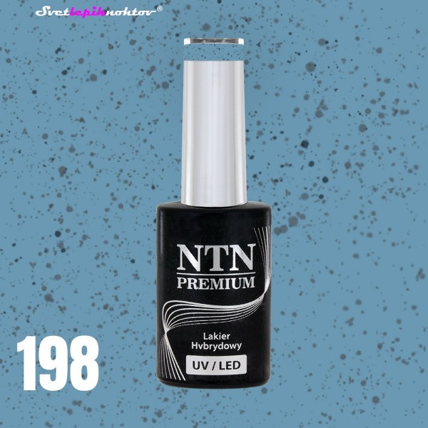 NTN PREMIUM LED/UV-trajni lak za nohte, 5 g, št. 198, trajni lak za permanentno lakiranje nohtov