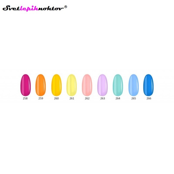 DUOGEL trajni lak, 6 ml, barva 265, Sky Dream
