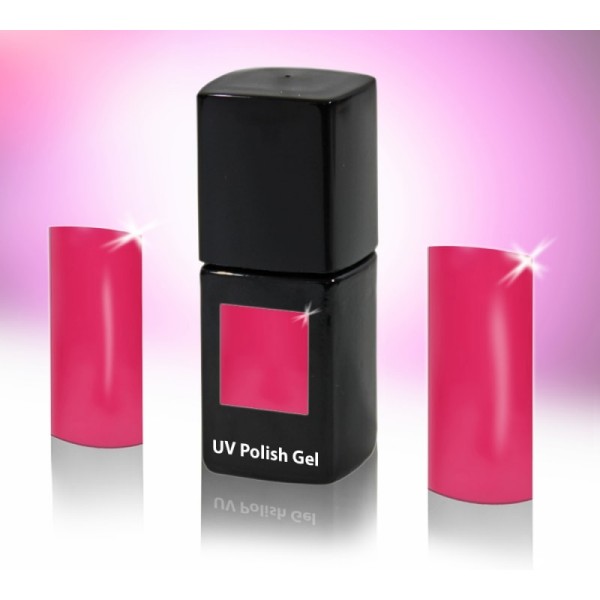 UV-Polishgel, trajni UV-lak za nohte, 12 ml, čista rdeča