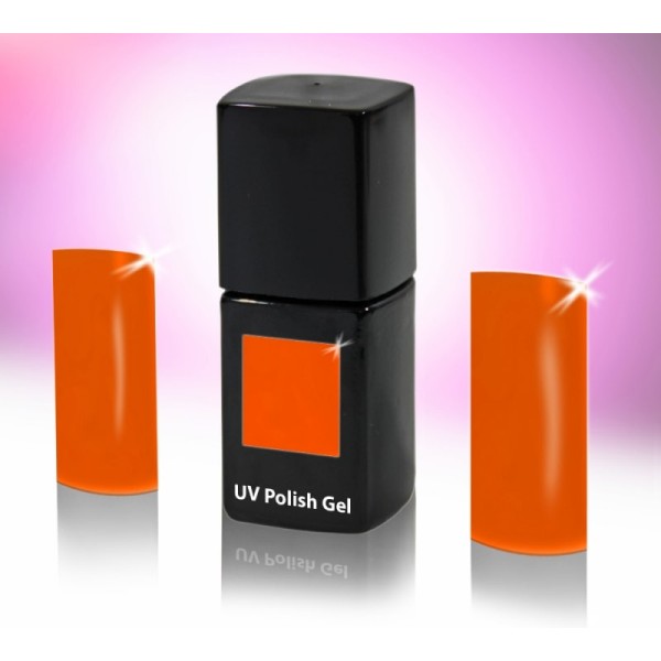 UV-Polishgel, trajni UV-lak za nohte, 12 ml, neon oranžna