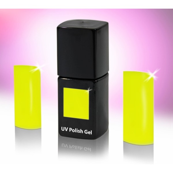 UV-Polishgel, trajni UV-lak za nohte, 12 ml, neon rumena