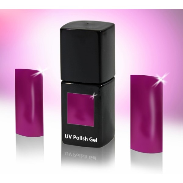 UV-Polishgel, trajni UV-lak za nohte, 12 ml, neon vijolična