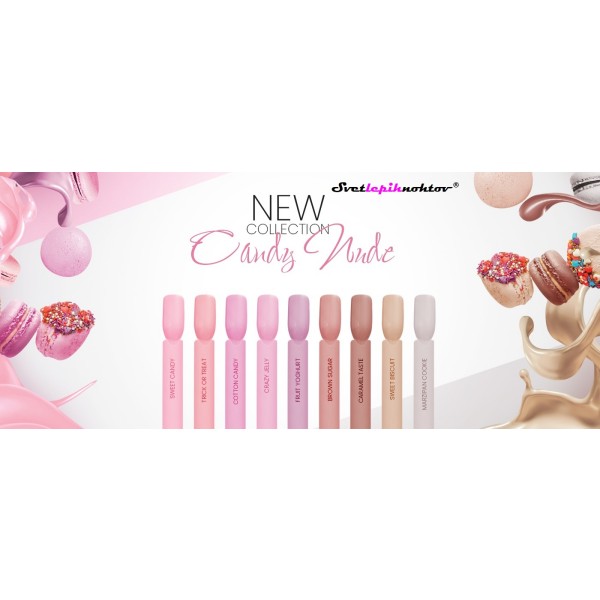 DUOGEL LED/UV-trajni lak, 6 ml, barva 313, Marzipan Cookie - lak za trajno lakiranje nohtov