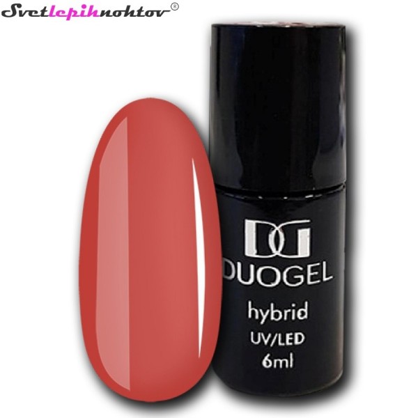DUOGEL LED/UV-trajni lak, 6 ml, barva 020, Frosting, barvni lak za trajno lakiranje nohtov