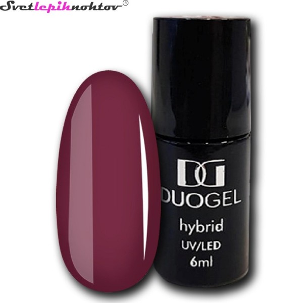 DUOGEL LED/UV-trajni lak, 6 ml, barva 035, Red Dress, barvni lak za trajno lakiranje nohtov