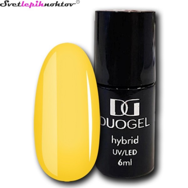 DUOGEL LED/UV-trajni lak, 6 ml, barva 056, Sunflower, barvni lak za trajno lakiranje nohtov
