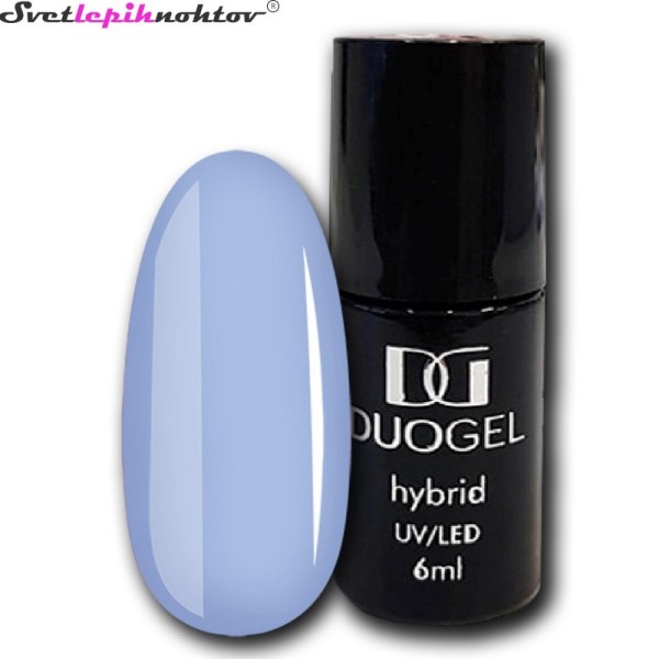 DUOGEL LED/UV-trajni lak, 6 ml, barva 068, Blue, barvni lak za trajno lakiranje nohtov