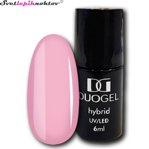 DUOGEL LED/UV-trajni lak, 6 ml, barva 084, Pink Soft, barvni lak za trajno lakiranje nohtov