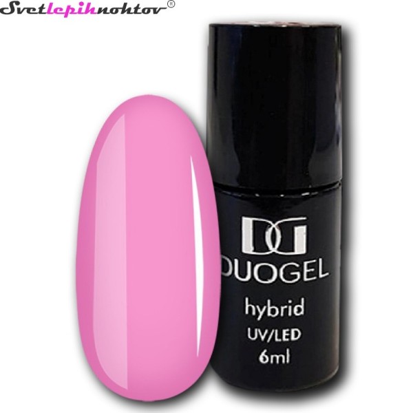 DUOGEL LED/UV-trajni lak, 6 ml, barva 085, Velvet Pink, barvni lak za trajno lakiranje nohtov
