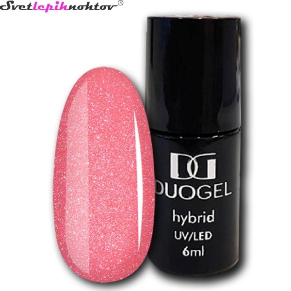 DUOGEL LED/UV-trajni lak, 6 ml, barva 088, Pink Star, barvni lak za trajno lakiranje nohtov