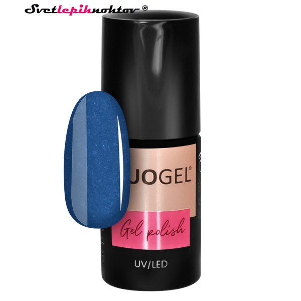 DUOGEL Gellack 6 ml, 054, Glitter Blue - schnell und einfach wie Nagellack, langlebig wie Gel