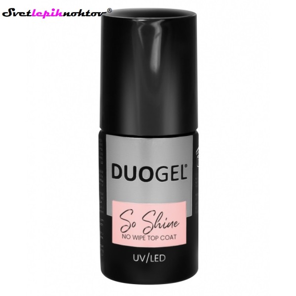 DUOGEL komplet trajnih lakov - Base Master Builder in Top So Shine, 6 ml