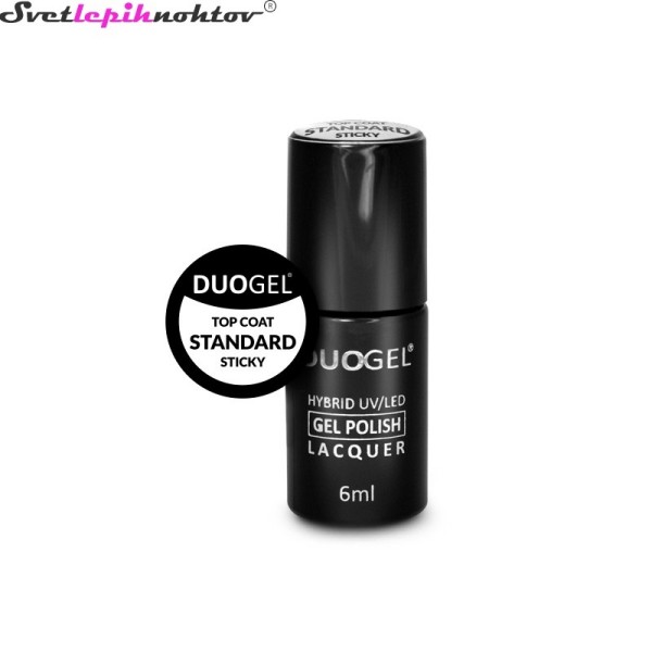 DUOGEL LED/UV-Top Coat Standard, 6 ml, nadlak za trajno lakiranje nohtov