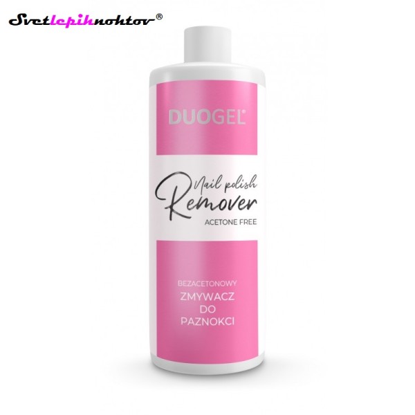 DUOGEL Nail Polish Remover, 500 ml, odstranjevalec laka za nohte brez acetona