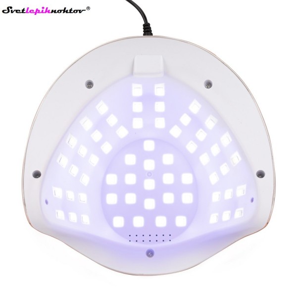 HIBRIDNA UVA/LED lučka S13 diamond rose gold, 248 W, za trdenje vseh gelov