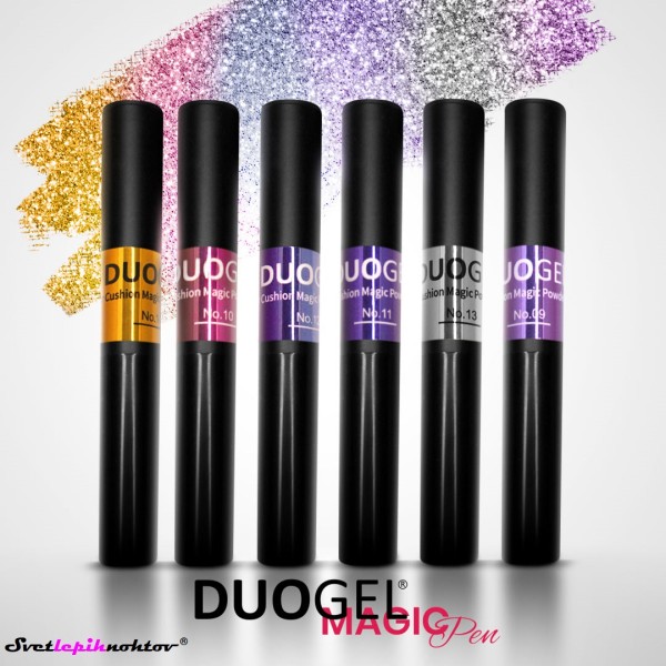DUOGEL Magic Dust Pen, magic prah v svinčniku, barva št. 01