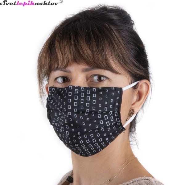 Zaščitna maska iz blaga, proizvedena v EU