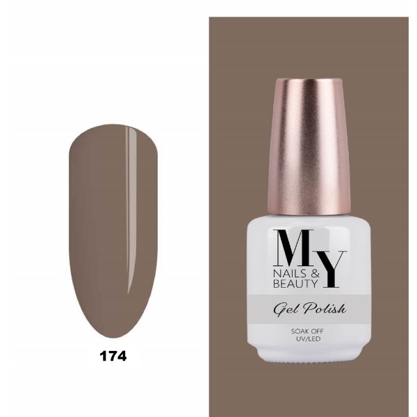 MY Nails & Beauty Gel Polish, 15 g, #132 - durable as gel and as easy to apply as nail polish