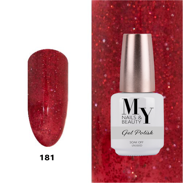 MY Nails & Beauty Gel Polish, 15 g, #132 - durable as gel and as easy to apply as nail polish