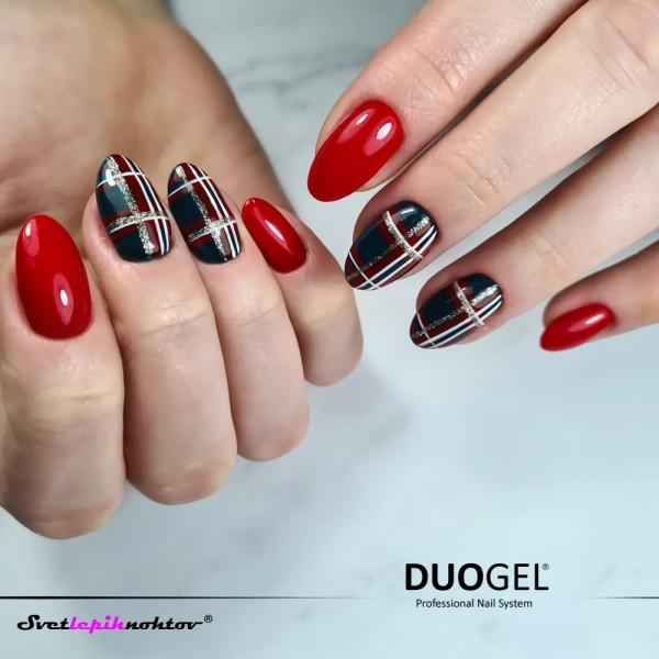 DUOGEL LED/UV-trajni lak, 6 ml, barva 026, Lady Red, barvni lak za trajno lakiranje nohtov