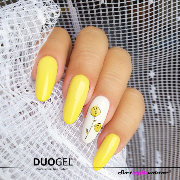 DUOGEL LED/UV-trajni lak, 6 ml, barva 056, Sunflower, barvni lak za trajno lakiranje nohtov