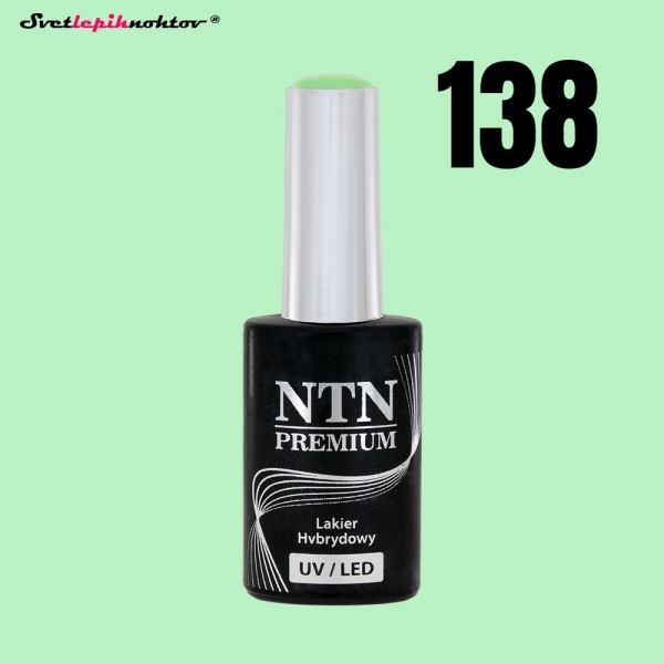 NTN PREMIUM LED/UV-trajni lak za nohte, št. 138, trajni lak za permanentno lakiranje nohtov
