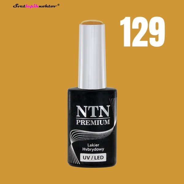 NTN PREMIUM LED/UV-trajni lak za nohte, št. 129, trajni lak za permanentno lakiranje nohtov
