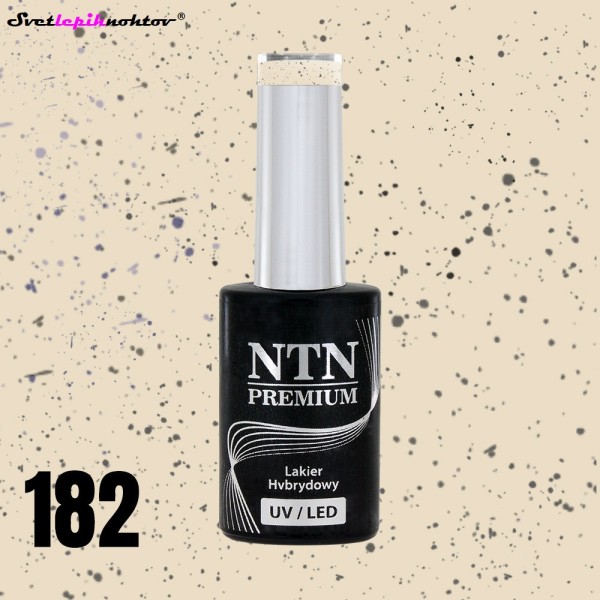 NTN PREMIUM LED/UV-trajni lak za nohte, 5 g, št. 182, trajni lak za permanentno lakiranje nohtov