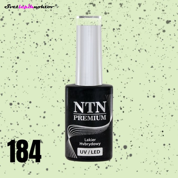 NTN PREMIUM LED/UV-trajni lak za nohte, 5 g, št. 184, trajni lak za permanentno lakiranje nohtov