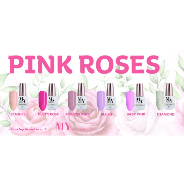 MY Pink Roses kolekcija lakov (9,16 EUR/kom)