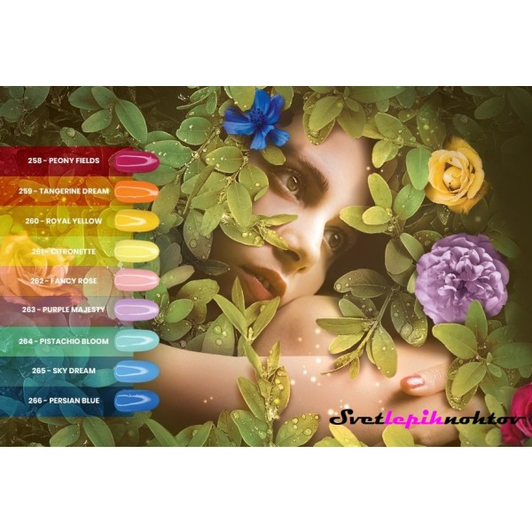 DUOGEL LED/UV-trajni lak, 6 ml, barva 262, Fancy Rose, barvni lak za trajno lakiranje nohtov