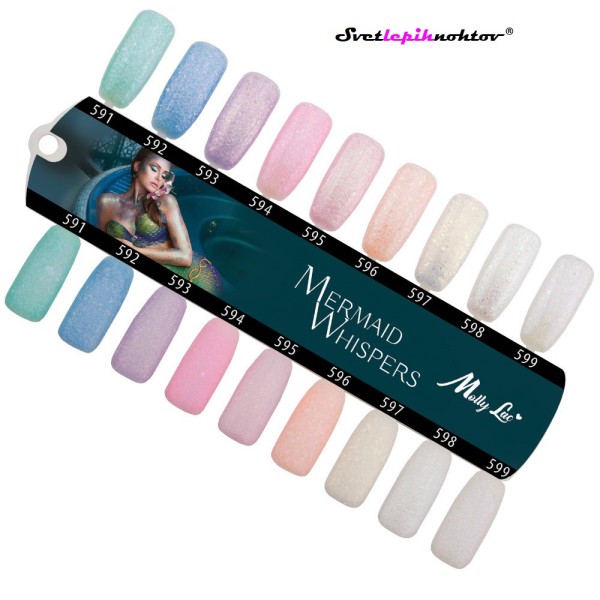 Molly Lac UV/LED-lak za trajno lakiranje nohtov, št. 598, barva: Soul-Ty, 5 ml